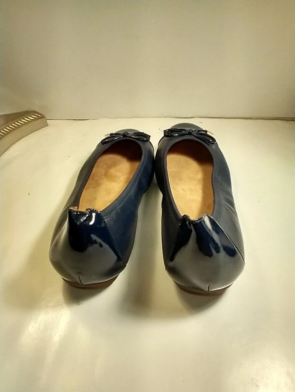 Vionic Minna Blue Leather Comfort Ballet Flats Women's sz 8.5.